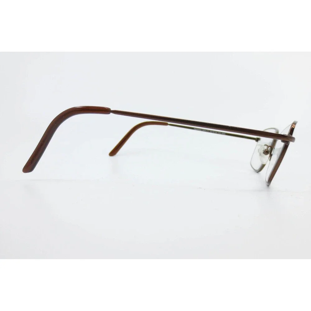 Saki Japan Handmade MOD.317 Brown Metal Eyeglass Frames 52-18-145 COL.BWN